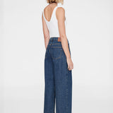 Manon Baggy Wide-Leg Jean - Sea Blue