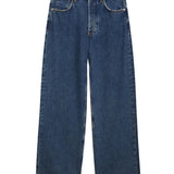 Manon Baggy Wide-Leg Jean - Sea Blue