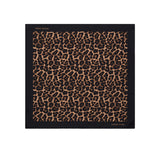 York Scarf - Black and Brown Leopard