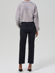 Palma High Straight Leg Jean - Medallion