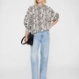 Miles Oversized Sweatshirt - Washed Python