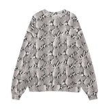 Miles Oversized Sweatshirt - Washed Python