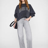Miles Sweatshirt New Classic AB - Washed Black