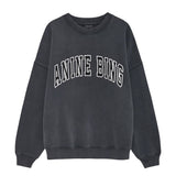 Miles Sweatshirt New Classic AB - Washed Black