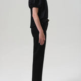Blaine High-Rise Vintage Straight - Solid Black