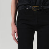 Blaine High-Rise Vintage Straight - Solid Black