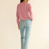 Petra Wool-Blend Cardigan - Rosebud