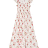 Quinette Dress - Ivory Lantana Floral