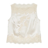Viviane Silk Top - Sea Salt