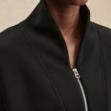 Davidson Half-Zip Sweat Top - Black