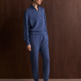 The Slim Cuff Pant 25" - Bijou Blue
