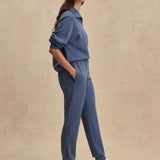 The Slim Cuff Pant 25" - Bijou Blue