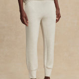 The Slim Cuff Pant 25" - Ivory Marl