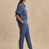 The Slim Cuff Pant 27,5" - Bijou Blue