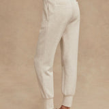 The Slim Cuff Pant 27,5" - Ivory Marl