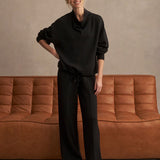 The Wide Leg Pant 30" - Black