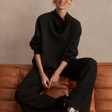 The Wide Leg Pant 30" - Black