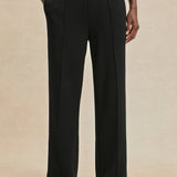 The Wide Leg Pant 30" - Black