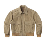 Vivienne Suede Jacket - Deep Olive