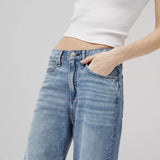 Featherweight Logan Mid Rise Wide Leg - Audrey