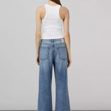 Featherweight Logan Mid Rise Wide Leg - Audrey
