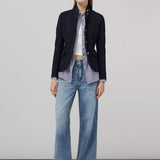 Featherweight Logan Mid Rise Wide Leg - Audrey