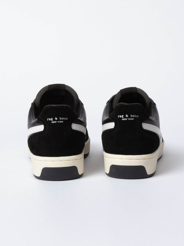 Retro Court Sneaker - White/Black
