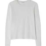 Gamipy Long Sleeve Round Neck T-Shirt - Blanc