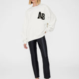Miles Oversized Sweatshirt Letterman - Off White