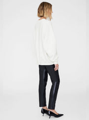 Miles Oversized Sweatshirt Letterman - Off White