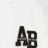 Miles Oversized Sweatshirt Letterman - Off White