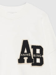 Miles Oversized Sweatshirt Letterman - Off White