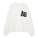 Miles Oversized Sweatshirt Letterman - Off White
