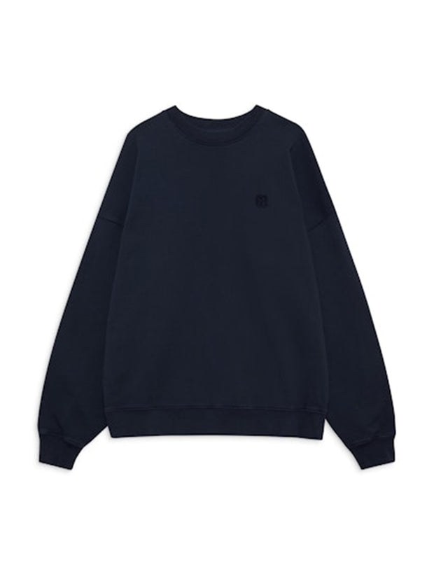 Miles Sweatshirt Framed Monogram - Washed Navy