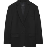 Quinn Wool Blazer - Black