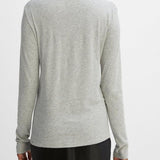 Essential Long Sleeve Crew T-Shirt - Heather Grey