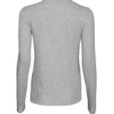 Essential Long Sleeve Crew T-Shirt - Heather Grey