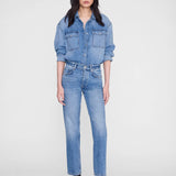 Jane Straight Leg Jean - Cascade Blue