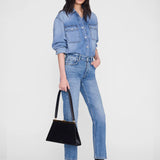 Jane Straight Leg Jean - Cascade Blue