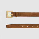 Nicola Leather Belt - Tobacco