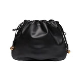 Charm Pouch - Black Leather