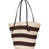 Sprout Basket Large Sisal - Dark Brown/Cream