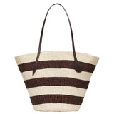 Sprout Basket Large Sisal - Dark Brown/Cream