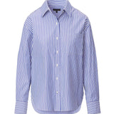 Connie Stripe Shirt -  Navy