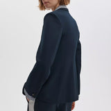Frank Mixed-Media Blazer - Salute