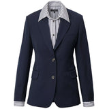 Frank Mixed-Media Blazer - Salute