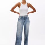 Miramar Terry Wide Leg - Scarlet