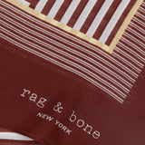 Pin Stripe Scarf - Deep Plum