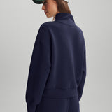 Davidson Half-Zip Sweat Top - Blue Nights