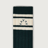 Malissa Plush Wide Rib Sock - Conifer